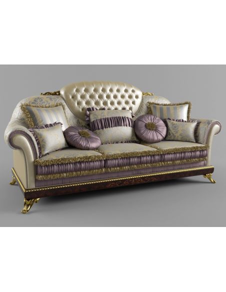 SOFA, COUCH & LOVESEAT Royal Sofa for 3 People with Cushion
