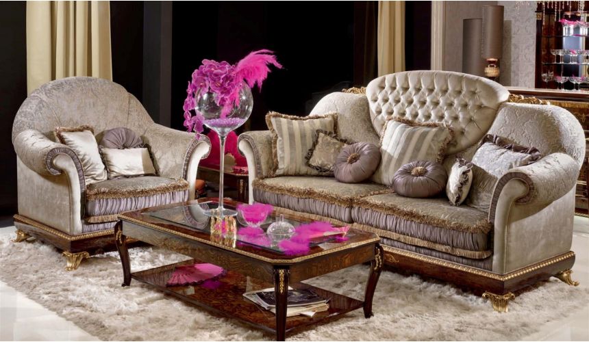 SOFA, COUCH & LOVESEAT Royal Sofa for 3 People with Cushion