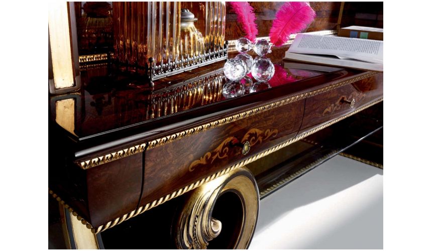 Entertainment Centers, TV Consoles, Pop Ups TV Holder plus Cabinet Curved Legs