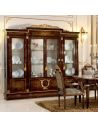 Breakfronts & China Cabinets 4 Door Glass Cupboard for Dining Room