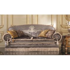 SOFA, COUCH & LOVESEAT 2 Person Sofa Velvet Embroidered