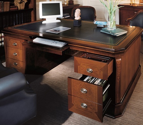 Executive Desks Office Desk with File Drawer