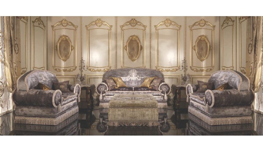 SOFA, COUCH & LOVESEAT 2 Person Sofa Velvet Embroidered