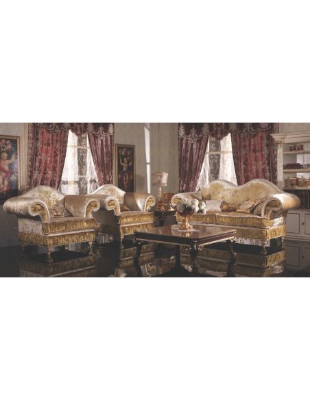 SOFA, COUCH & LOVESEAT Sofa 2P Velvet Finish