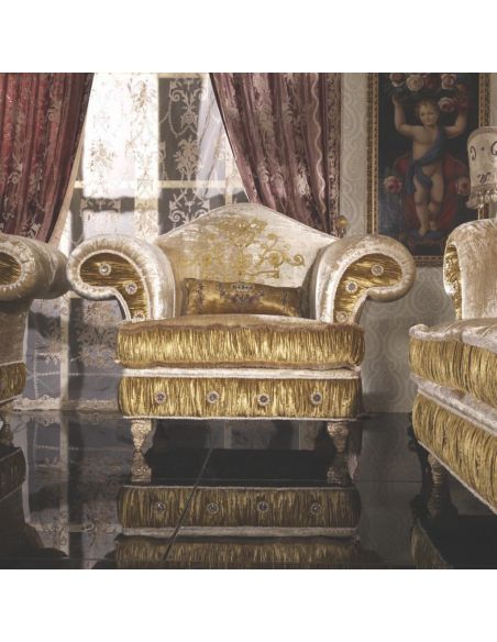 SOFA, COUCH & LOVESEAT Sofa 2P Velvet Finish