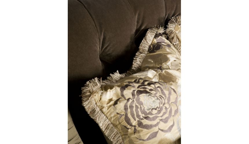 CHAIRS - Leather, Upholstered, Accent Golden and Brown Loveseat Sofa