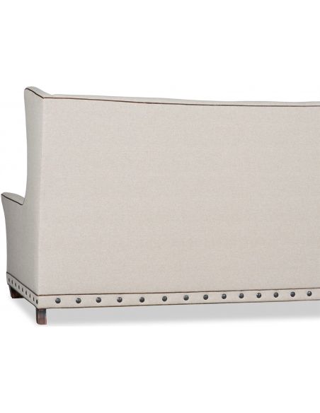 SOFA, COUCH & LOVESEAT Yesteryear Sofa Leather and Fabric Upholstered