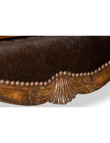 Luxury Leather & Upholstered Furniture Brown Leather Club Chair