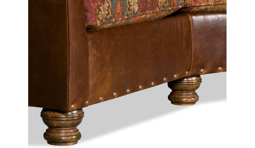 SOFA, COUCH & LOVESEAT 3 People Curved Sofa Contoured Backrest