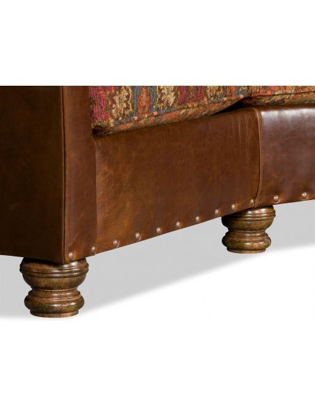 SOFA, COUCH & LOVESEAT 3 People Curved Sofa Contoured Backrest
