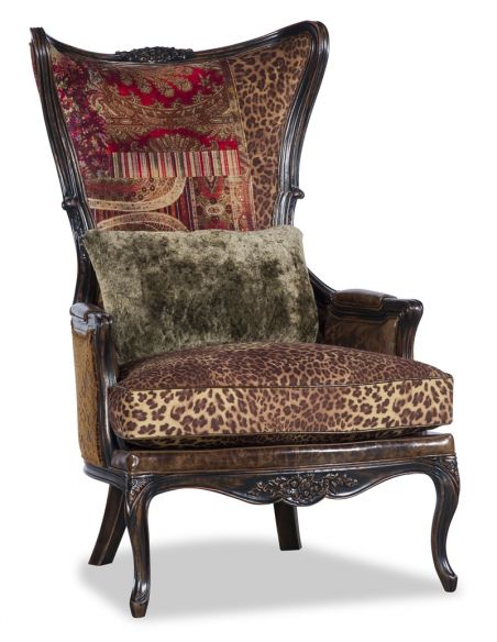 Cheetah Printed Lounge Chair