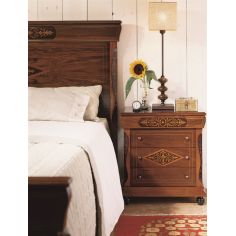 LUXURY BEDROOM FURNITURE Three Drawer Nightstand