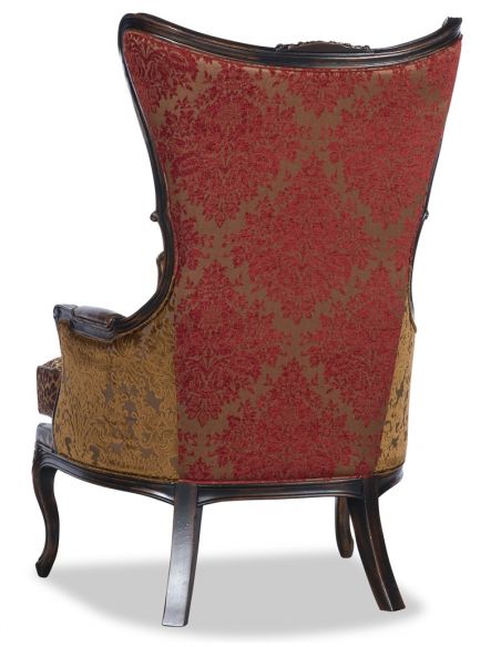 Luxury Leather & Upholstered Furniture Cheetah Printed Lounge Chair