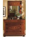 LUXURY BEDROOM FURNITURE 3-Drawer Chest with Bun Feet
