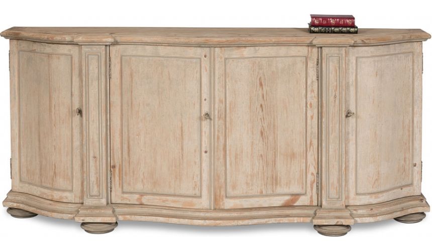 Breakfronts & China Cabinets Faux Lock Stain Cabinet
