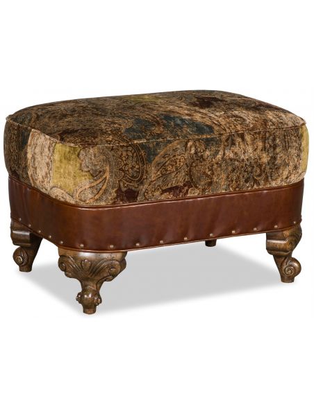 Royal Upholstered Ottoman
