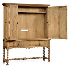 Entertainment Centers, TV Consoles, Pop Ups Elizabethan TV Entertainment Cabinet with Drawers 2