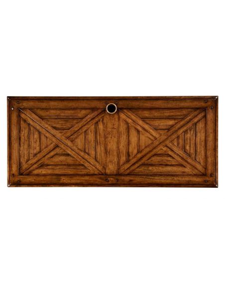 Entertainment Centers, TV Consoles, Pop Ups Countryside Style Low TV Table with Drawers