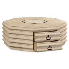Round and Oval Coffee tables Octagonal Limed Acacia Coffee Table 2