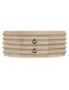 Round and Oval Coffee tables Octagonal Limed Acacia Coffee Table