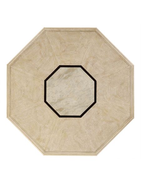 Round and Oval Coffee tables Octagonal Limed Acacia Coffee Table