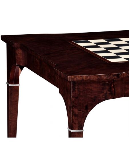 Game Card Tables & Game Chairs Classic Backgammon and Chess Table