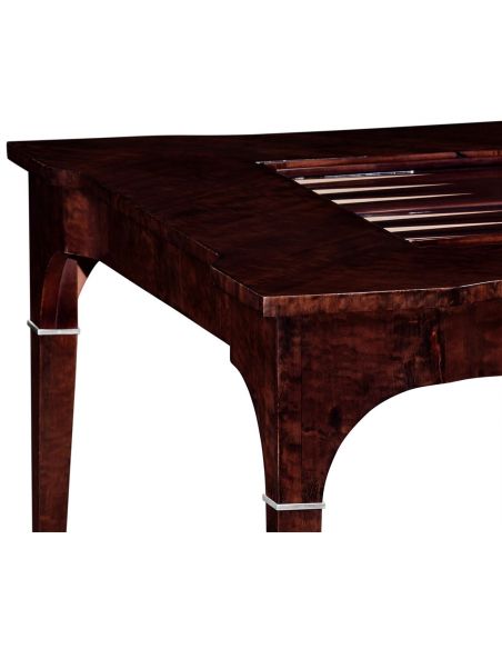 Game Card Tables & Game Chairs Classic Backgammon and Chess Table