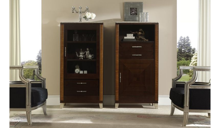 Bookcases Two Media Chests