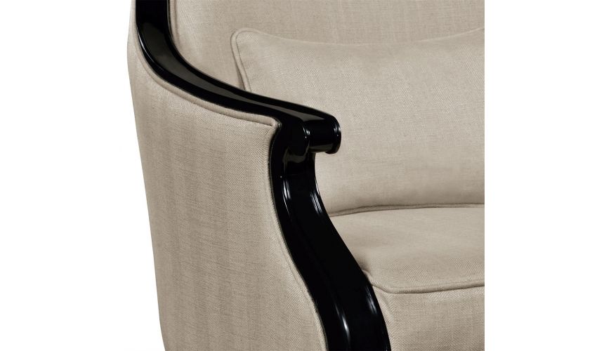 CHAIRS, Leather, Upholstered, Accent Classic Upholstered Occasional Armchair