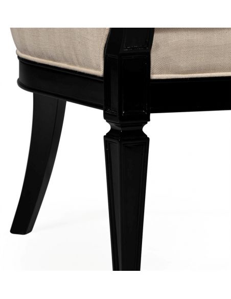 CHAIRS, Leather, Upholstered, Accent Classic Upholstered Occasional Armchair