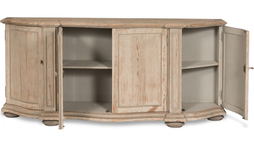 Breakfronts & China Cabinets Faux Lock Stain Cabinet