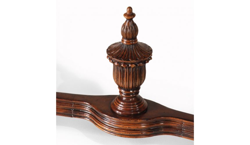 Entertainment Centers, TV Consoles, Pop Ups Tall Mahogany TV Unit with 4 Paneled Doors