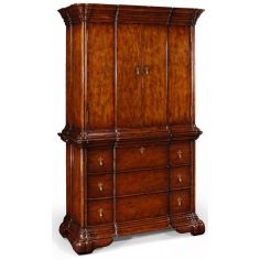 Entertainment Centers, TV Consoles, Pop Ups Large Dutch Armoire Style TV Cabinet