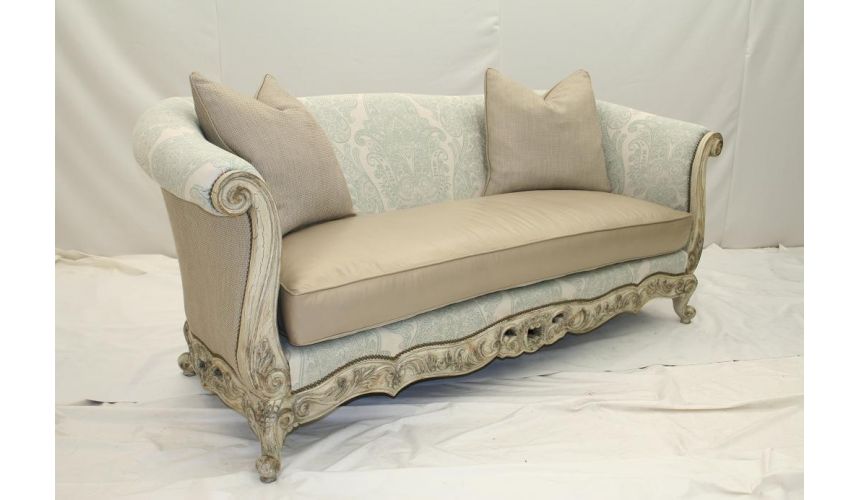 Luxury  Comfort Sofa, Carved Frame 11