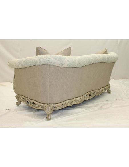 Luxury  Comfort Sofa, Carved Frame 11