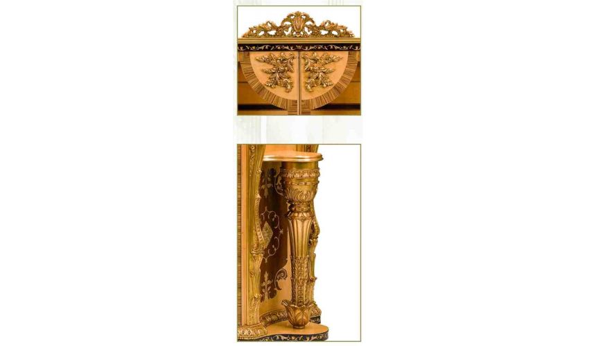 Breakfronts & China Cabinets 11 Luxury furniture. Exquisite Empire style dining cabinet.