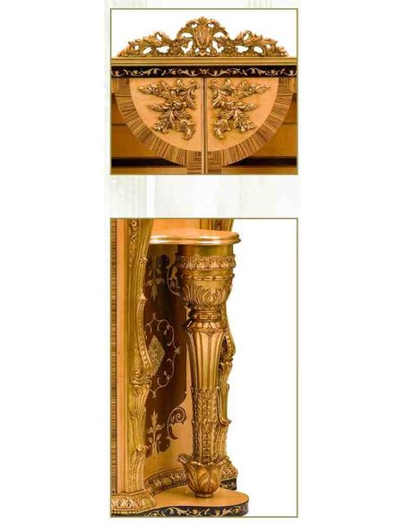 Breakfronts & China Cabinets 11 Luxury furniture. Exquisite Empire style dining cabinet.