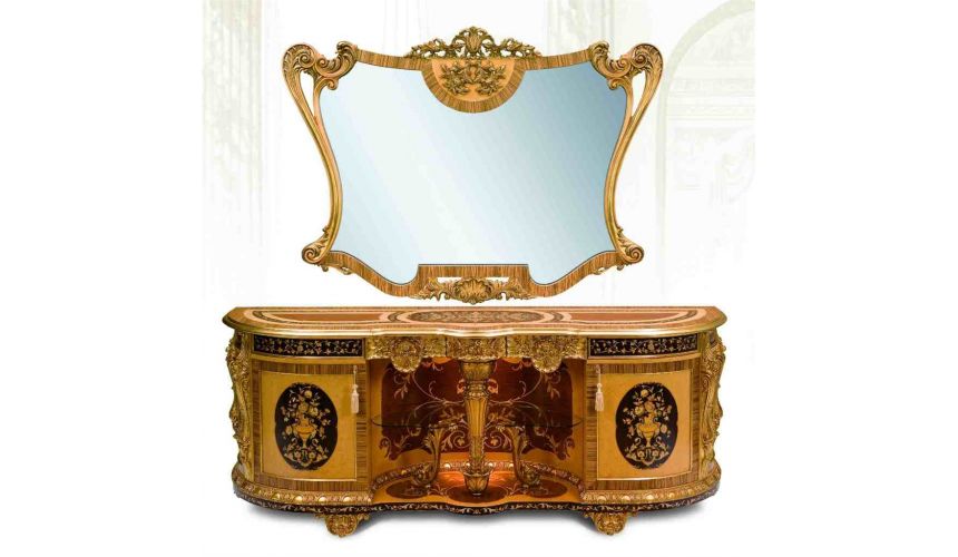 Breakfronts & China Cabinets 11 Luxury furniture. Exquisite empire style dining breakfront.