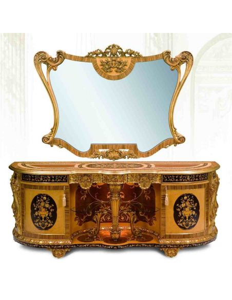 Breakfronts & China Cabinets 11 Luxury furniture. Exquisite empire style dining breakfront.