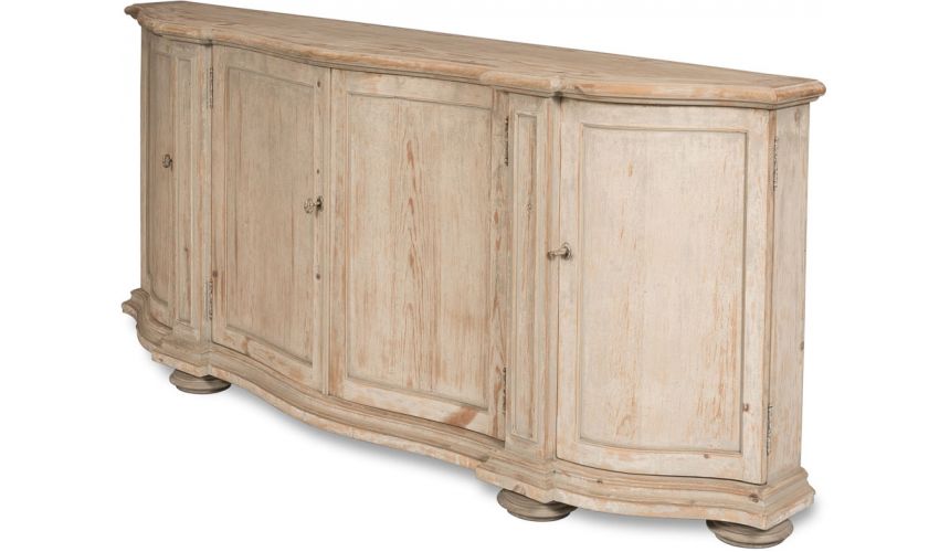 Breakfronts & China Cabinets Faux Lock Stain Cabinet