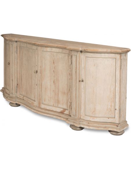 Breakfronts & China Cabinets Faux Lock Stain Cabinet