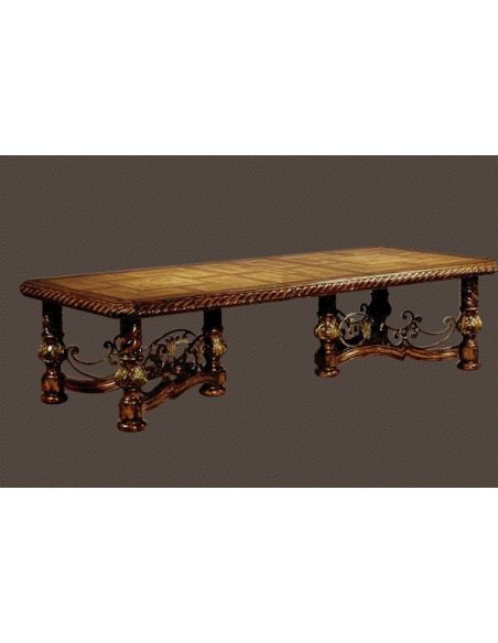 Luxury high end dining furniture, large dining table