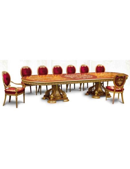 Luxury handmade furniture. Empire Style dining table
