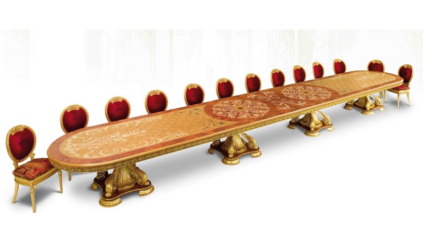 Dining Tables Luxury handmade furniture. Empire Style dining table