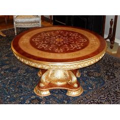 Dining Tables Luxury handmade furniture. Empire Style Round Dining Table 2