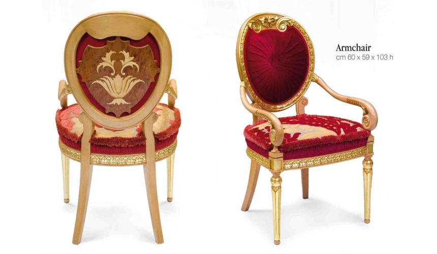 Dining Tables Luxury handmade furniture. Empire Style Round Dining Table