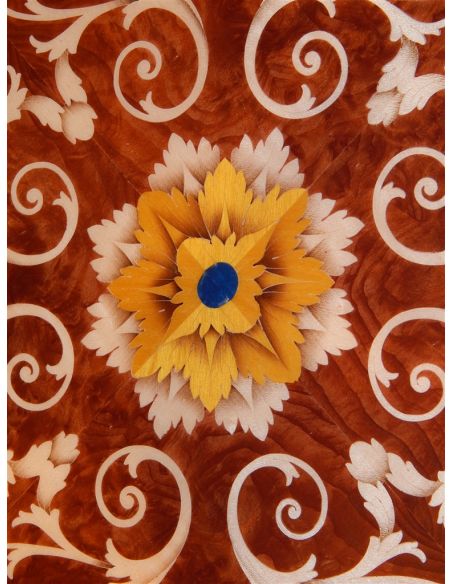 Dining Tables 11 Luxury foyer center table. Exquisite marquetry and detail work.