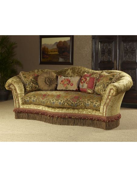 Luxury furniture. Comfortable sofa, couch.