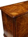 Square & Rectangular Side Tables Rectangular Luxury Furniture Crotch Walnut Two Door Cabinet, Bedside