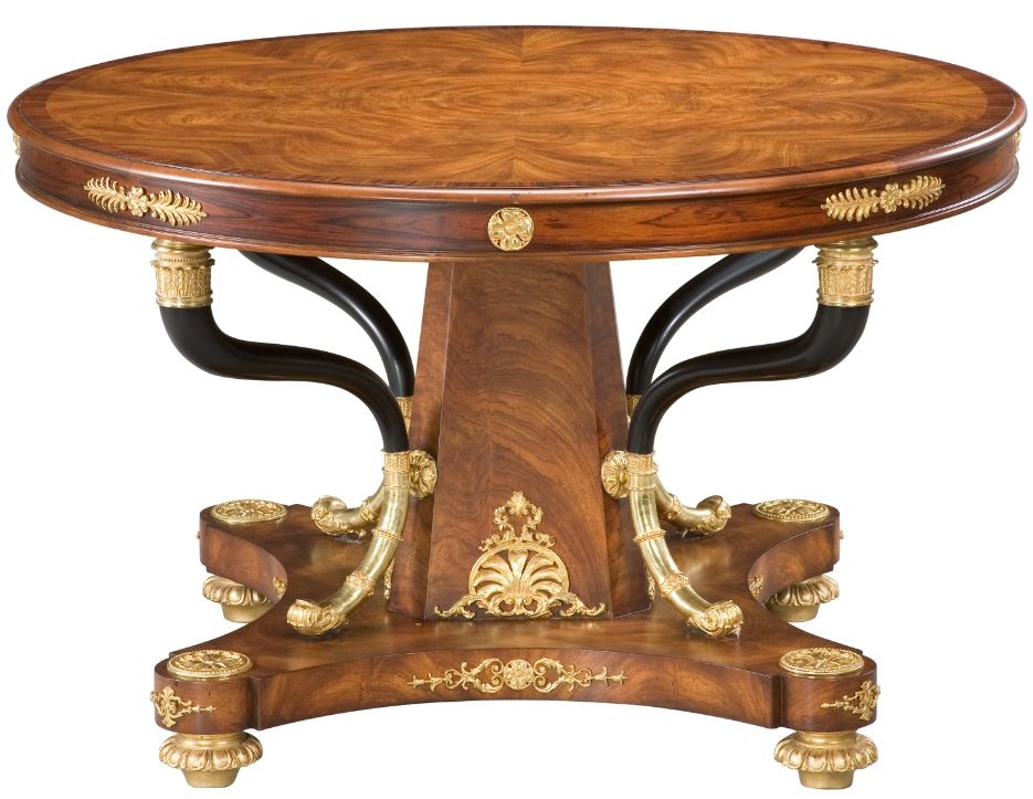 Empire Style Round Foyer Table 84 14